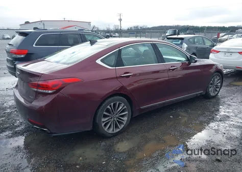 2015 Hyundai Genesis 3.8 из США, поврежденный, VIN KMHGN4JE7FU020583
